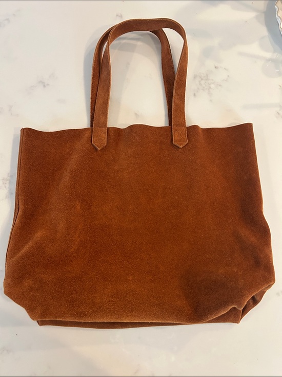 Nisolo Handbags - Nisolo Chestnut 100% Suede Tote Bag - NWOT